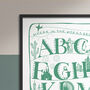 Personalised A To Z Of The World Alphabet Print, thumbnail 6 of 7