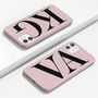 Personalised Dusty Pink Initial Phone Case, thumbnail 4 of 6