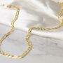Yellow Gold Figaro Chain Necklace, thumbnail 1 of 6