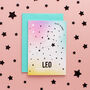 Leo Star Sign Constellation Birthday Card, thumbnail 6 of 7