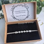 Sterling Silver 925 Milestone 30 40 50 60 70 80 90 Bead Birthday Bracelet, thumbnail 7 of 9