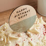 Personalised Wooden Cake Topper, thumbnail 2 of 4