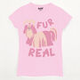 Fur Real Women's Slogan T Shirt, thumbnail 5 of 5