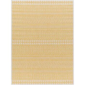 Indoor And Outdoor Boho Saffron Beige Rug, 2 of 9