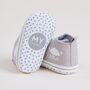 Personalised Cloud Design Baby High Top Shoes, thumbnail 2 of 4