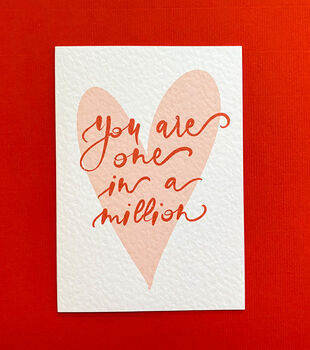 You Are One In A Million Greeting Card, 4 of 8