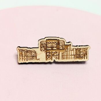 Brighton Landmarks Mini Brooch Pavilion West Pier, 6 of 9