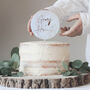 Personalised Cut Out Wedding Cake Topper, thumbnail 2 of 5
