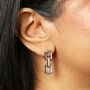 Stainless Steel Paperclip Drop Earrings, thumbnail 5 of 7