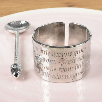 'From Little Acorns' Personalised Christening Egg Cup, 4 of 9