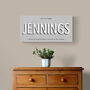 Personalised Family Sign Big Print With Optional Names, thumbnail 5 of 12