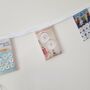 Vintage Style Button Cards Fabric Bunting, thumbnail 5 of 8