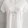 Love T Shirt In Organic Cotton, thumbnail 2 of 2