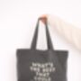 What's The Best That Could Happen | Tote Bag, thumbnail 1 of 3