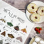 A Z Of Moths Tea Towel, thumbnail 3 of 7