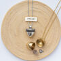 Acorn Squirrel Locket Necklace With Secret Message, thumbnail 1 of 6