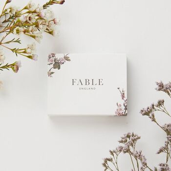 Gold Floral Wreath Hoop Earrings, 6 of 8