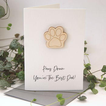 Paws Down Card From The Dog, 6 of 7