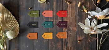 Personalised Leather Keychain Gift, 7 of 7