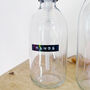 Refillable Clear Bottle With Personalised Stamp Label, thumbnail 6 of 8