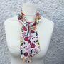 Liberty 100% Silk Skinny Scarf In Floral, thumbnail 4 of 6