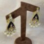 Statement Queen Indian Earrings, thumbnail 5 of 5