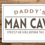 Personalised Man Cave Metal Sign, thumbnail 2 of 4