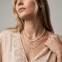 Personalised Hand Drawn Pearl Heart Necklace, thumbnail 3 of 9