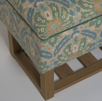 Bespoke Floral Fabric Storage Bench For Shoes, 10 of 10