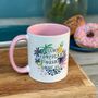 Club Tropicana Drink Some Tea Tropical China Mug, thumbnail 2 of 3