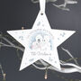 Personalised 1st Christmas As A Family Star Decoration, thumbnail 1 of 3