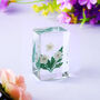 The Flower Market Three White Flowers In Resin, thumbnail 1 of 4