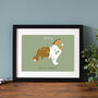 Personalised Collie Dog Print, thumbnail 2 of 4