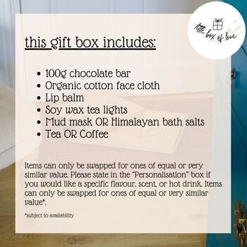 'A Little Box Of Love' Letterbox Pampering Gift, 4 of 9