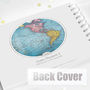 Personalised Antique Globe Travel Journal, thumbnail 3 of 11