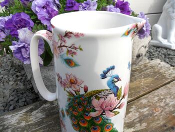 Large China Jug In Peacock Design, 7 of 7