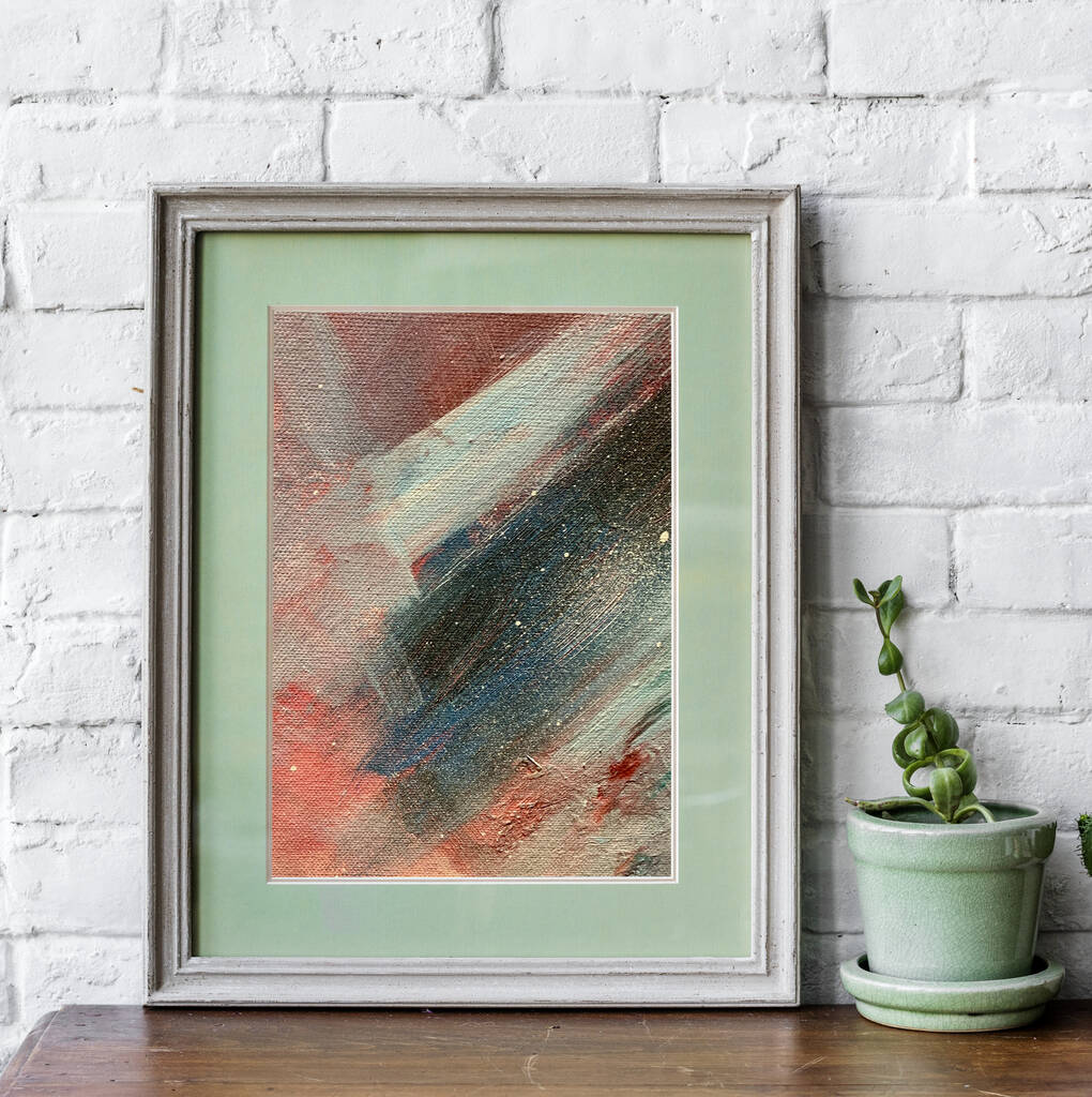 Bespoke Abstract A4 Framed Artwork By Punch + Fury