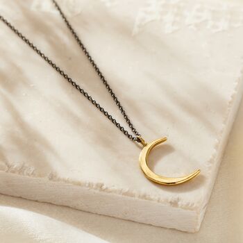 Personalised Crescent Moon Necklace, 8 of 12
