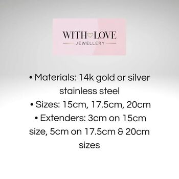 Love Knot Bracelet Set, Couples Valentine's Jewellery, 11 of 12