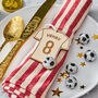 Personalised Football Shirt And Chocolates Place Setting, thumbnail 1 of 4