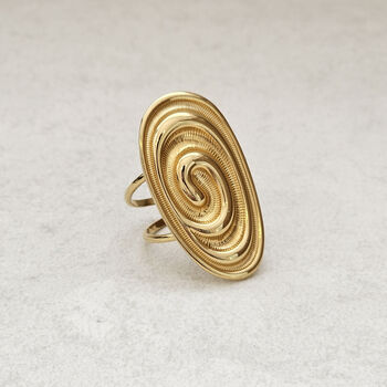 Oval Swirl Ring, 9 of 9