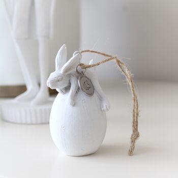 Easter Bunny And Egg Hanging Decoration, 2 of 7