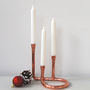 Copper Candle Holder, thumbnail 2 of 3