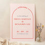 Retro Revival Wedding Welcome Sign, thumbnail 1 of 3