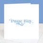 Wedding Card For Page Boy, thumbnail 3 of 4