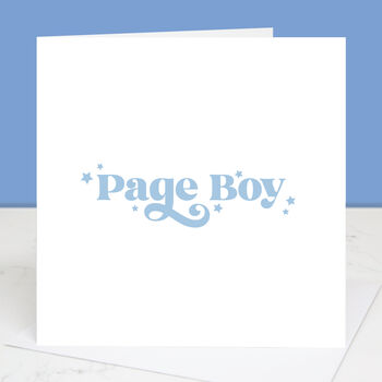Wedding Card For Page Boy, 3 of 4