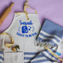Personalised Cotton Apron, Tea Towel, Gift For Her, thumbnail 4 of 12