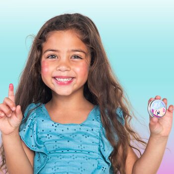 Kids Highly Natural Mermaid Glow Body Wash, Body Crème And Lip And Cheek Tint Gift Set, 2 of 10