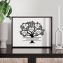 Personalised Family Tree Print For Mum, thumbnail 4 of 4