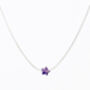 Amethyst Star Sterling Silver Or Gold Necklace, thumbnail 1 of 5